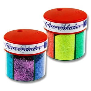 Glitter Shakers - Neon Colours (6 Pieces)