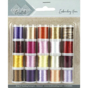 Card Deco Essentials - Embroidery Yarn Mix 01