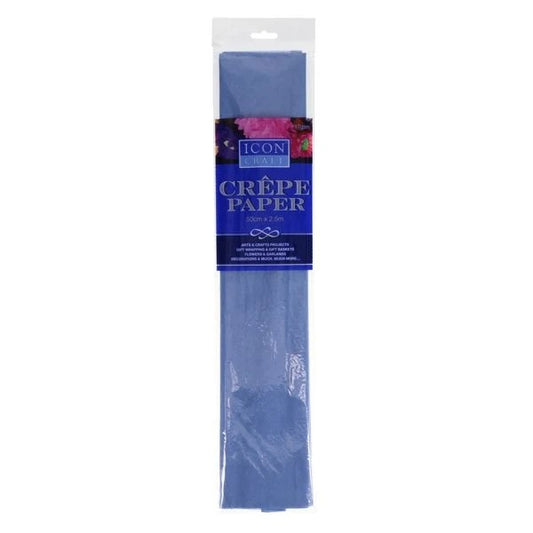Crepe Paper Dark Blue 50x250cm