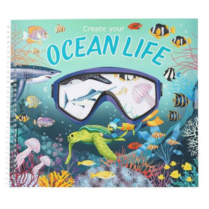 Create your Ocean Life With Holofoil Stickers Book