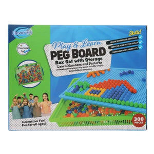 Peg Board Box Set With Storage