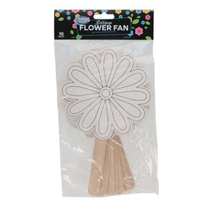 Crafty Bitz Blank Fans - Lollipop Flower