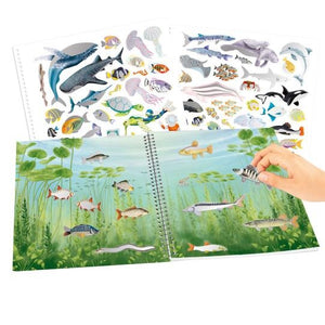Create your Ocean Life With Holofoil Stickers Book
