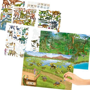 Create Your Dino Zoo Sticker Book