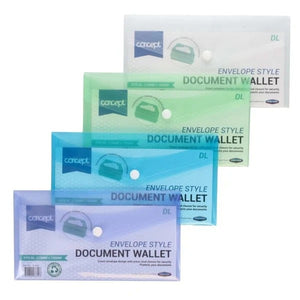 Concept DL Size Button Wallet Envelope