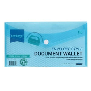 Concept DL Size Button Wallet Envelope