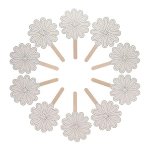 Crafty Bitz Blank Fans - Lollipop Flower