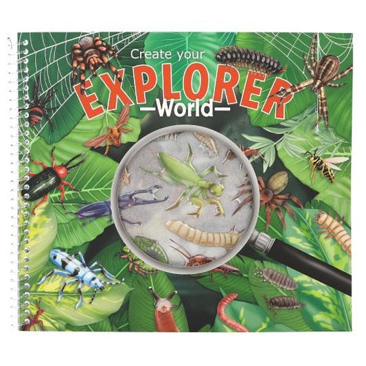 Explorer Stickerworld With Relief Stickers