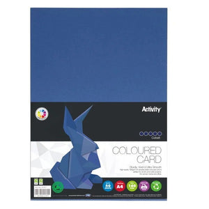 Premier Activity A4 160gsm Card - Cobalt Blue (50 Sheets)