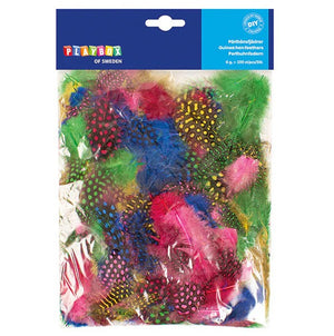 Guinea Hen Feathers (100 Pieces)