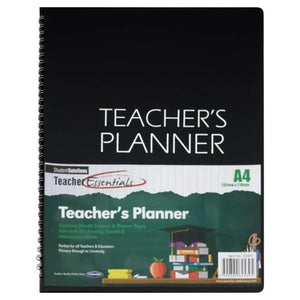 Student Solutions A4 Teacher's Planner - Black