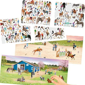 Create Your Happy Horses Sticker Book
