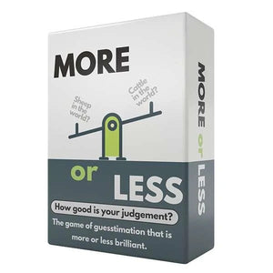 More or Less Card Game