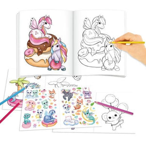 Ylvi Create Your Unicorn Colouring Book