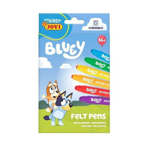 Jovi Bluey My First Felt Pens (6 Pack)