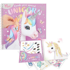 Ylvi Create Your Special Unicorn Dress Me Up Book