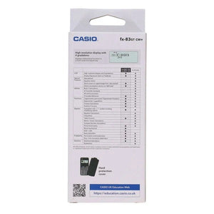 Casio FX 83GTCWPLUS Scientific Calculator - Black