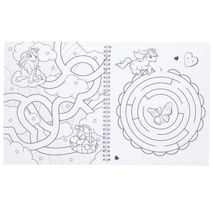 Ylvi Colouring Book With Unicorn & Sequins