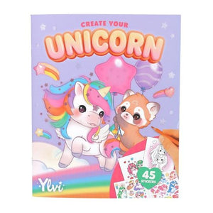 Ylvi Create Your Unicorn Colouring Book