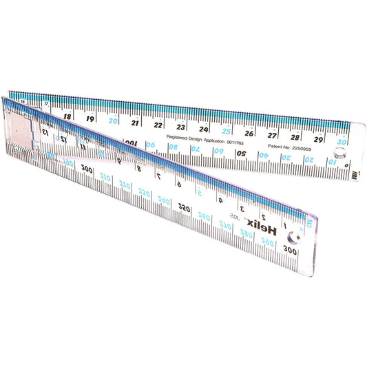 Helix 30Cm Metric Folding Ruler