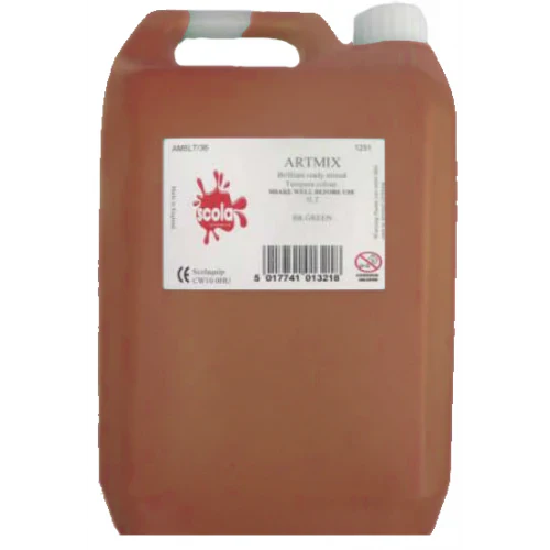Scola 5L Ready Mix Paint - Brown
