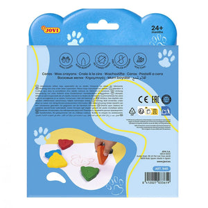 Jovi My First Crayons - Bear Shape Wax Crayons (8 Pack)