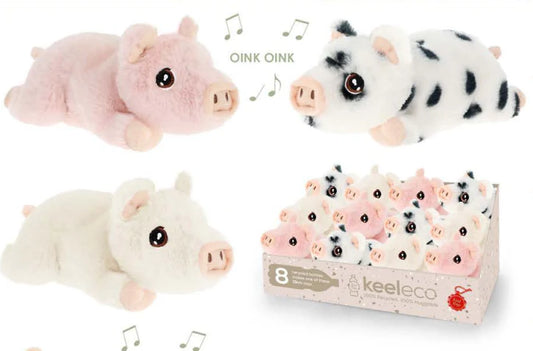 Keeleco Pigs with Sound - 15cm (Assortment)