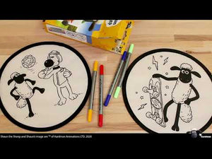 Shaun the Sheep Table Display with Material Kits (Set of 18)