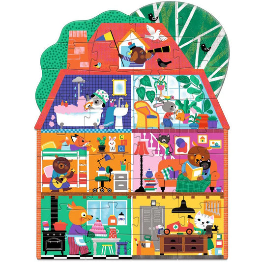 Djeco Jigsaw Puzzle - The Little Buddies House (36 Pieces)