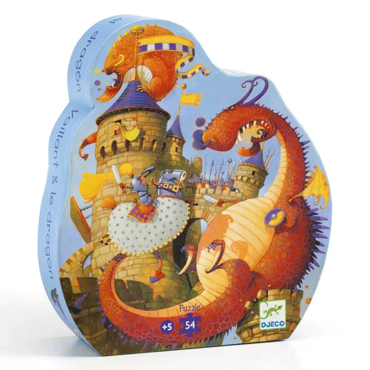 Djeco Jigsaw Puzzle - Valiant and the Dragon (54 Pieces)