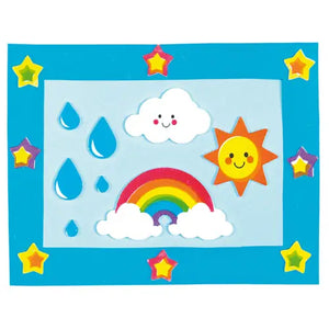 Rainbow Foam Stickers (Pack of 120)