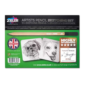 Zieler Artists Pencil Sketching Set (12 Piece Set)