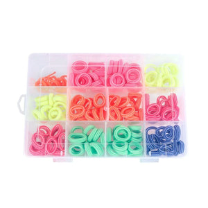 SOFT LOOM BANDS W/180 FABRIC LOOMS & 15 CLIPS