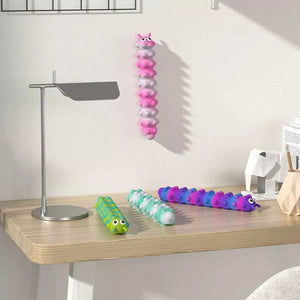 Push Popper - Light Up Suction Caterpillar
