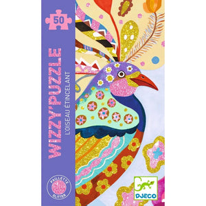 Djeco Puzzle - Sparkling Bird (50 Pieces)