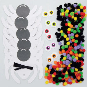 Spider Pom Pom Art Kits (Pack of 5)