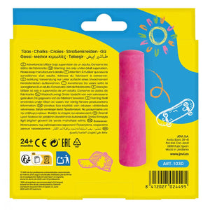 Jovi Jumbo Street Chalks (Pack of 6 Assorted Colours)