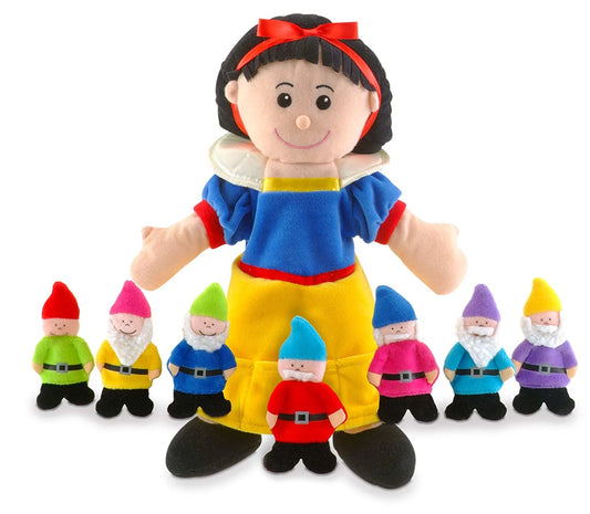 Hand & Finger Puppet Set - Snow White & Seven Dwarfs