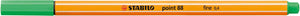 STABILO Fineliner Pen - Point 88 (Light Emerald)