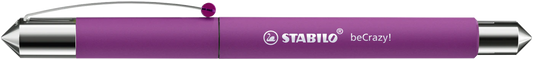 Stabilo beCrazy! Uni Colours Fountain Pen - Rhodamine Red (Blue Ink)