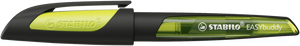 Stabilo Ergonomic EASYbuddy M Nib Fountain Pen - Lime/Black (Blue Ink Cartridge)