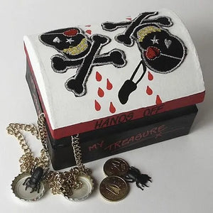 Pirate Themed Glitter Stickers