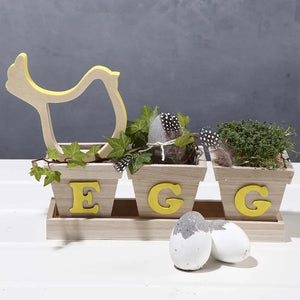 Flower Pot Set Size 27x9x9cm Kit