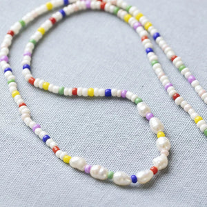 Mini Craft Jewellery Kit - Freshwater Pearl Necklaces