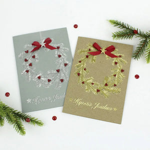Cards/Envs Grey card size 10.5x15cm,