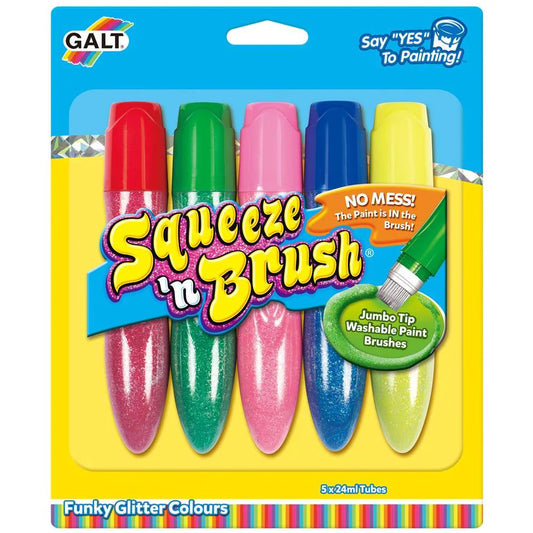Squeeze N Brush - 5 Glitter Colour