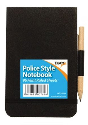 POLICE NOTEBOOK & PENCIL