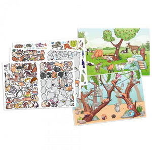 CREATE YOUR ANIMAL WORLD COLOURING COOK