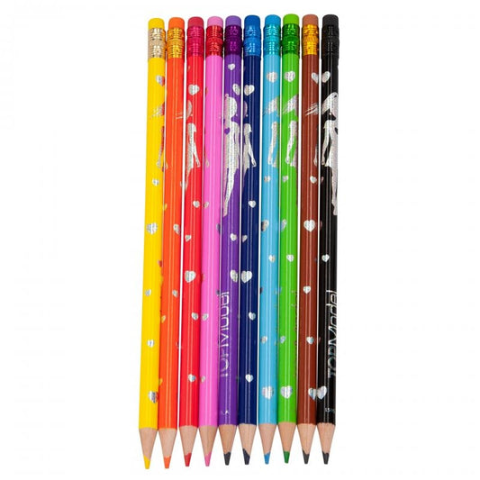 TopModel erasable Coloured Pencils