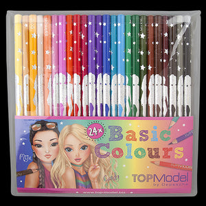 TOPMODEL COLOURED PENCIL 24 PK